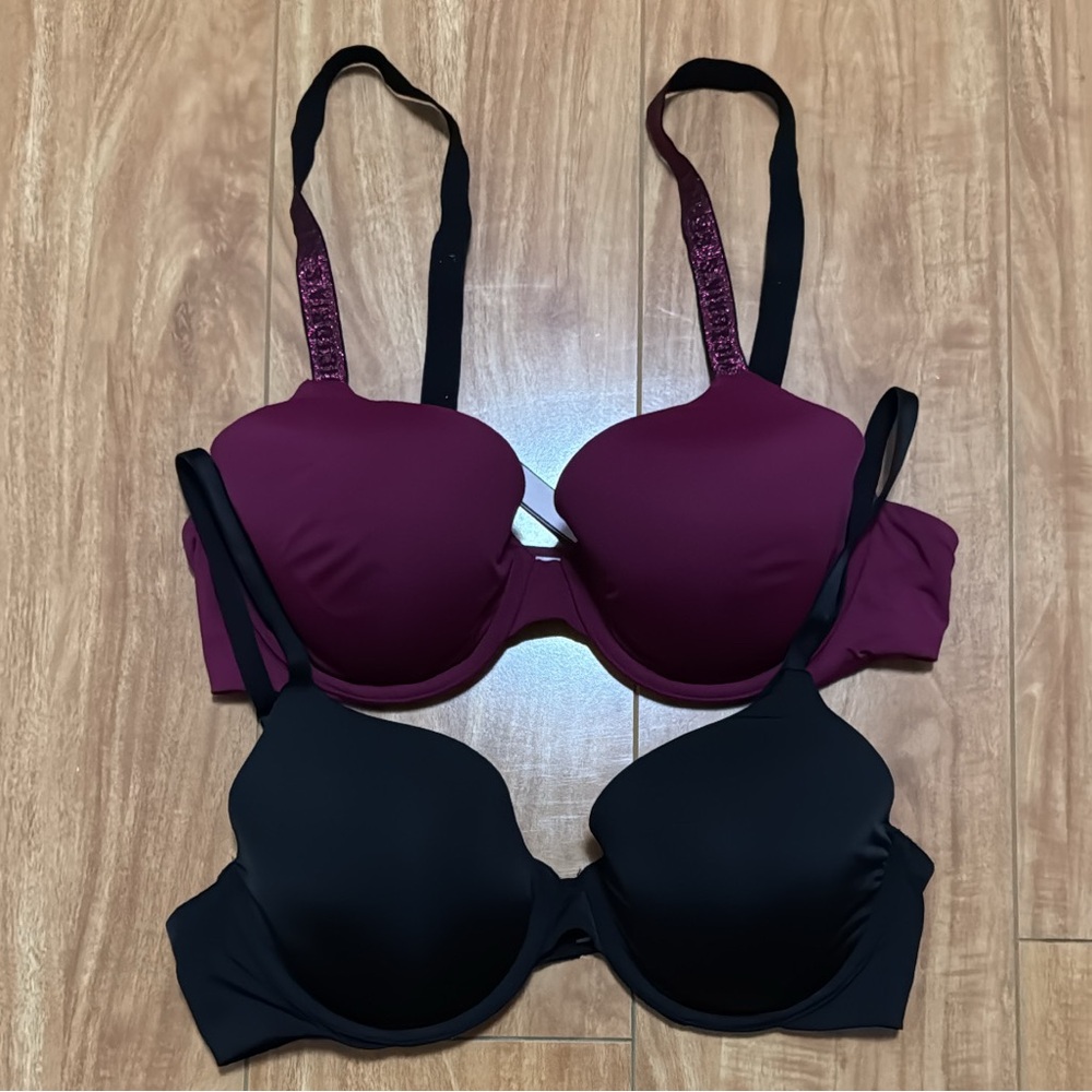 2 Victoria Secret’s T-Shirt Lightly Lined Full Coverage Bras